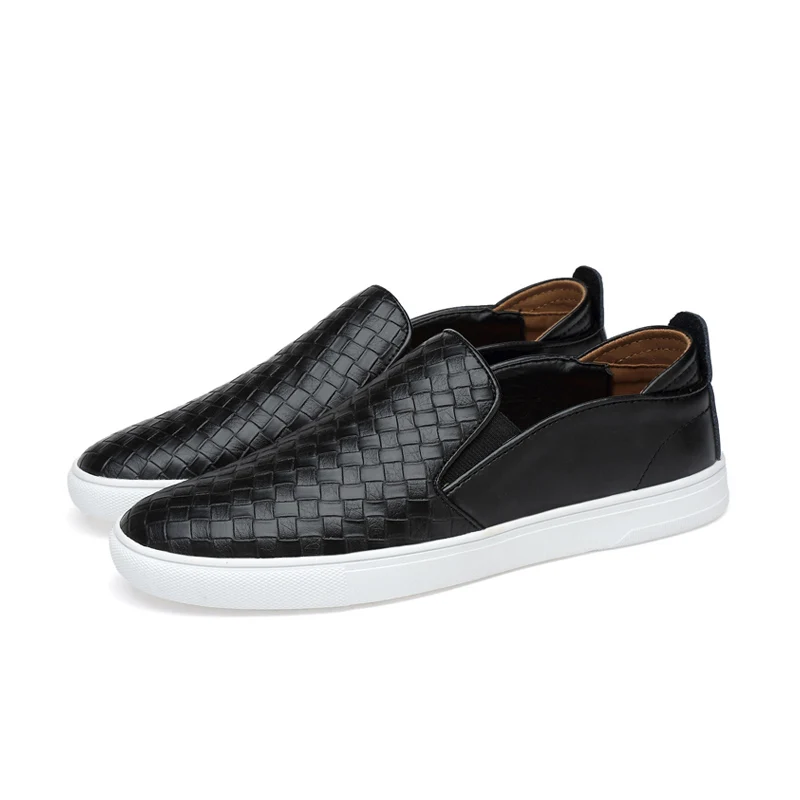 

Men Casual Shoes Black Blue Bottom Shoes Slip On Adult Breathable Male Shoes Zapatos