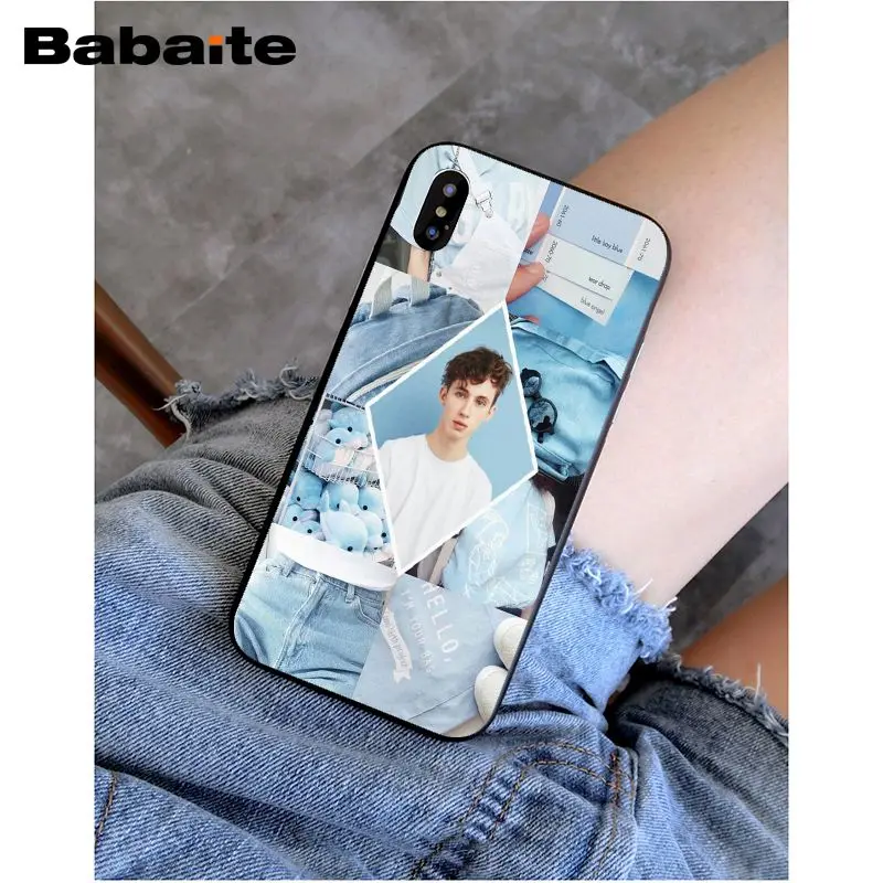 Babaite Troye Sivan Attractive Phone Accessories Case For iphone 8 8plus and 7 7plus 6s 6s Plus 6 6plus 5s Cellphones