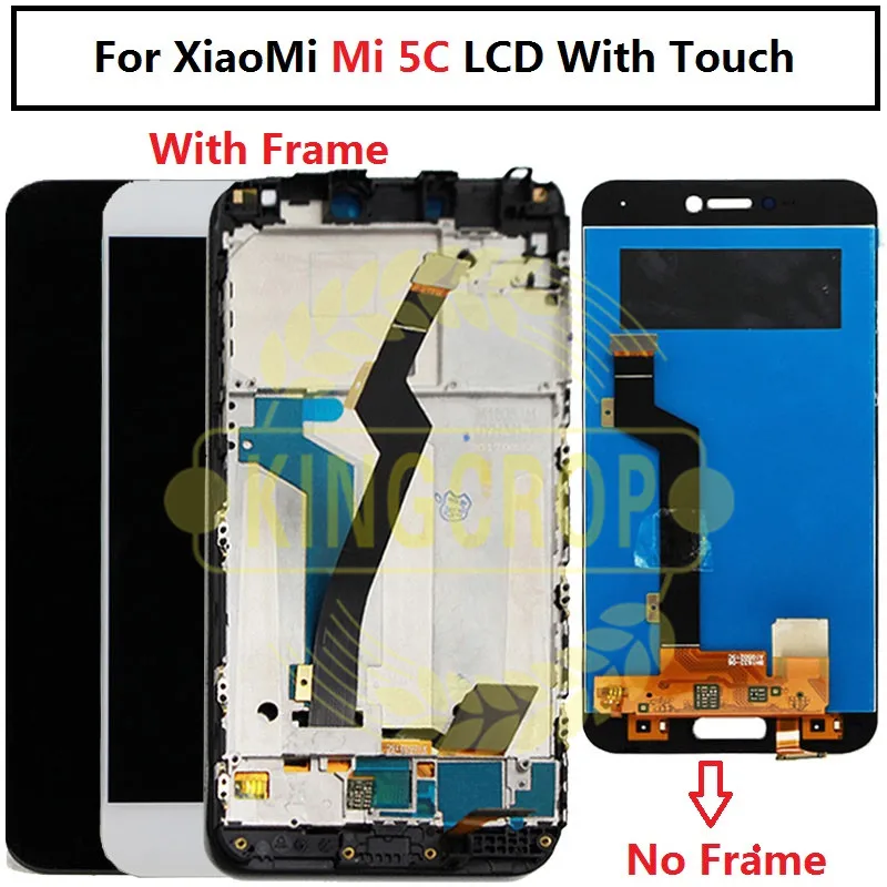 

For 5.15" Xiaomi Mi5C Mi 5C LCD Display Touch Screen Digitizer Assembly For Xiaomi Mi5C LCD with frame Replacement Parts