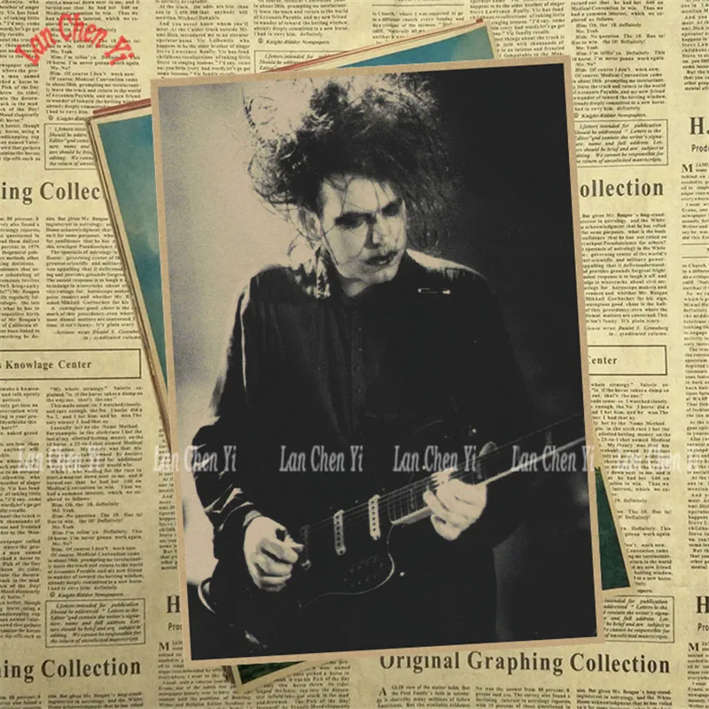 The Cure Rock Band музыка крафт-бумага плакат гостиная столовая настенные декоративные картины