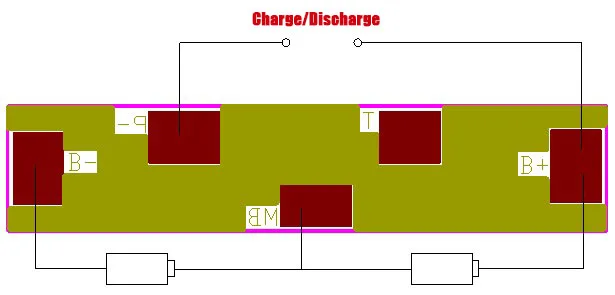 2 S 3A 6.4 В lifepo4 БМС/PCM/PCB Батарея защиты схема для 2 пачки 18650 Батарея ячейки