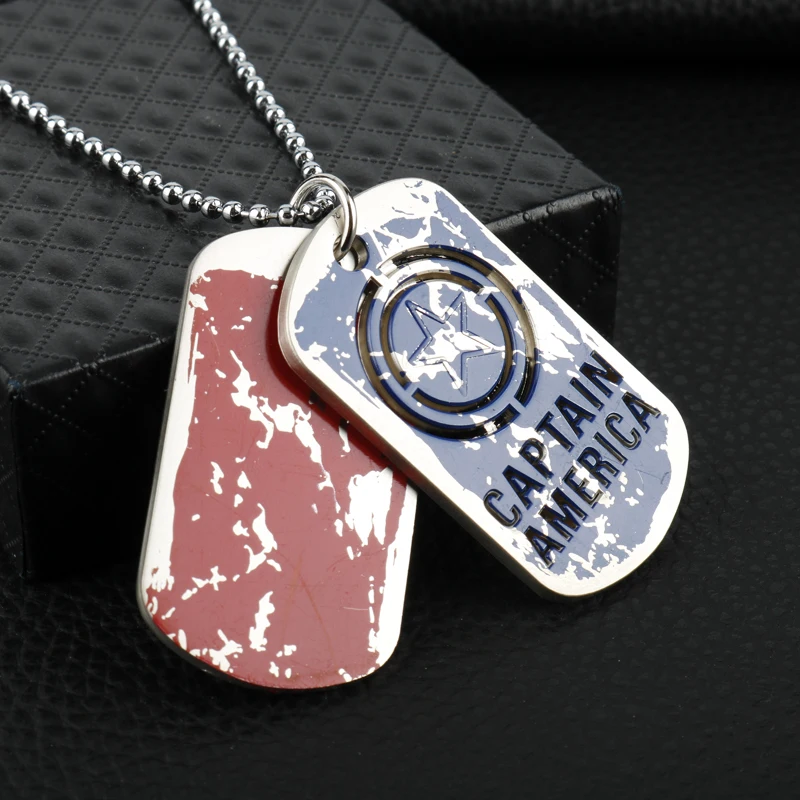 Dog Tag Hundemarke Herren Männer Halskette Kette Armee Army Schwarz Anhänger NEU