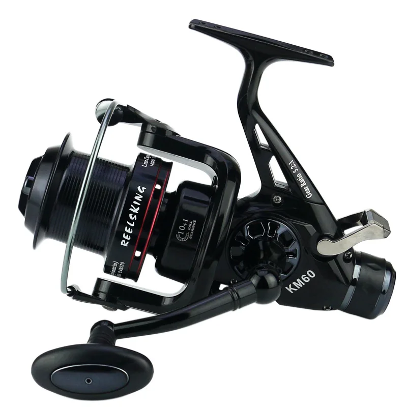 

YUYU Metal Fishing reel Spinning 5.2:1 13+1 BB Front and Rear Drag reel 5000 6000 distant wheel Sea Rock lure fishing