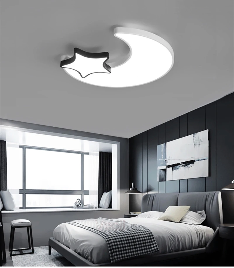 crianças do quarto luzes led para casa teto