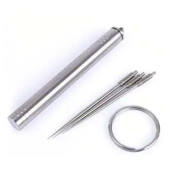 

Portable Titanium Alloy Sticks Toothpick Hygiene Dental Alloy Toothpick Interdental Brush Cleaning Oral Health