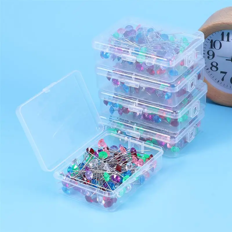 

250pcs Corsages Pins Wedding Bouquet Pins Crystal Pins Floral Bouquet Pins (Mixed Color)