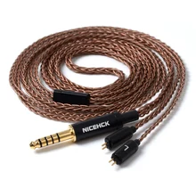 Nicehck 8 ядро 6N GC-OCC монокристаллической Медь кабель MMCX/2Pin 3,5/2,5/4,4 мм для съемки KZAS10 CCAC16 nicehck NX7/M6/EBX/F3