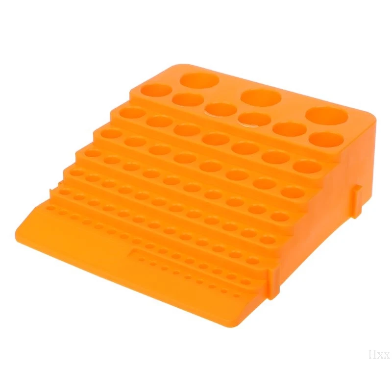 84 Holes Multifunctional Thickened Milling Cutter Reamer Drill Bit Storage Box Tool Accessories Organizer best tool chest