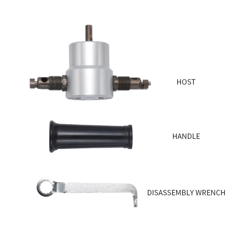 1 Набор инструментов для ремонта листового металла с двойной головкой, резец для отверстий на 360 градусов, инструмент для ремонта автомобильного металлического листа с гаечным ключом