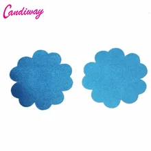 Candiway Seios Das Mulheres Adesivos Pétalas de Mama Colar No Peito Invisível Almofada do Sutiã Sexy Mamilo Capas Descartáveis Intimates Acessórios