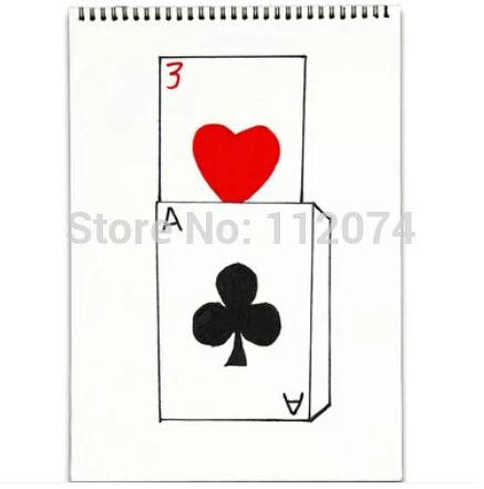 Cardiographic Exclusive Rise Card Prediction( 390*260MM ) Magic Tricks Fun Stage Magia Illusion Mentalism Gimmick Props Magica | Игрушки и
