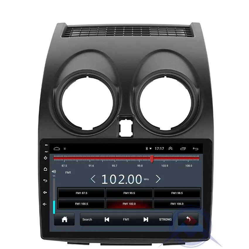 Top ZOHANAVI 9inch 2.5D Android car Multimedia Player For Nissan Qashqai 2010 2007- 2014 Car Radio DVD Player GPS Navigation maps 2