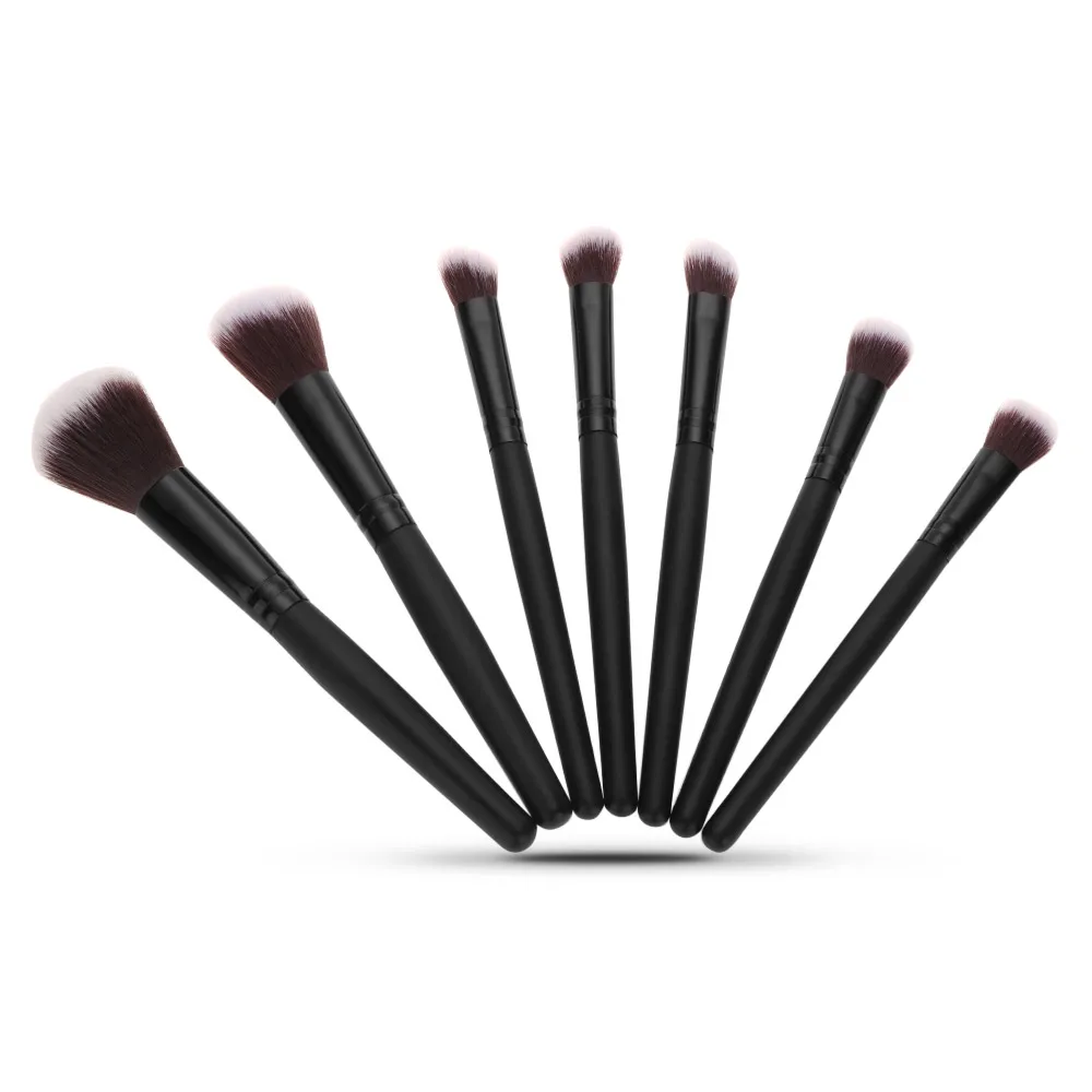 Professional 7 Pcs Makeup Brush Sets Tools Cosmetic Brush Foundation