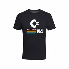 Летние Commodore 64 Футболки C64 SID Amiga Ретро 8-bit ультра классный дизайн футболки мужские Костюмы с короткий рукав