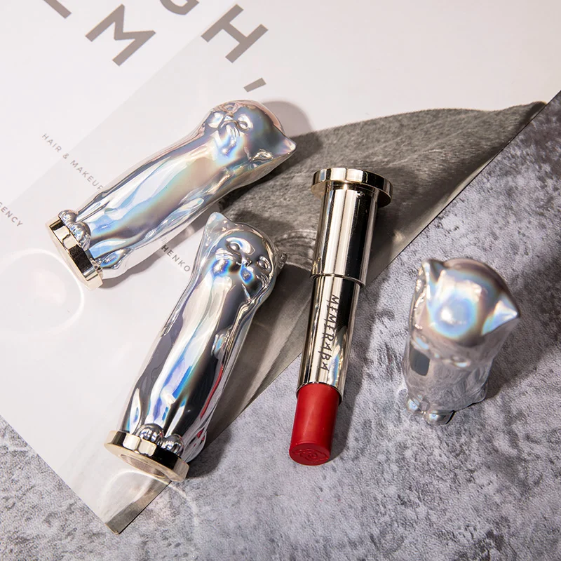 

2019 Cute CatMatte Lipstick Long LastingKorean Cosmetics Lipsticks Nude Makeup Lip Cosmetics Velvet Red Waterproof Lipstick
