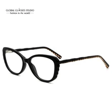 Новая женская темно-коричневая оправа для очков Модель CX-17021-C1