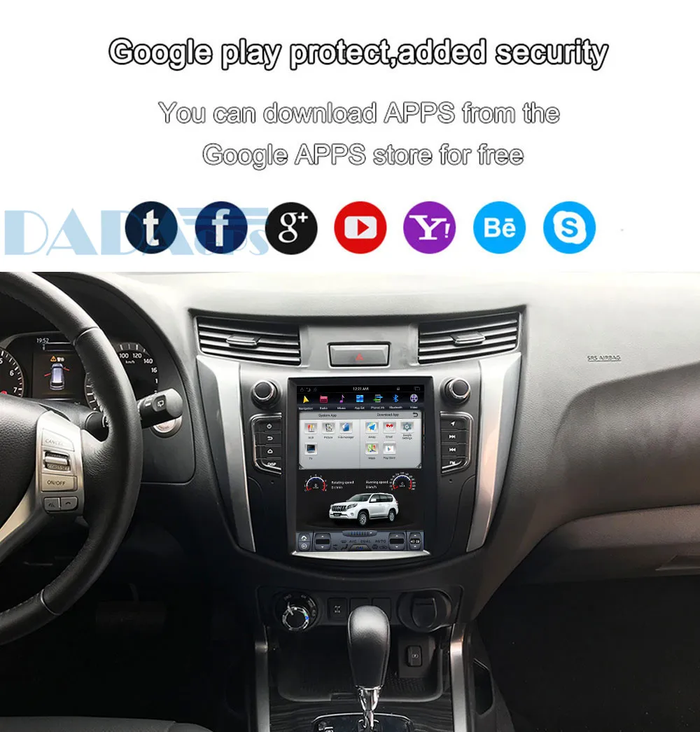 Perfect 10.4"Android 7.1 Tesla Style Car Radio Player For NISSAN NP300 Navara 2014+ Stereo Multimedia GPS Map Navigation Head unit 8
