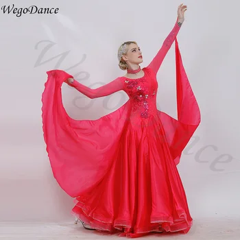 

custom new modern dance ballroom performance costumes Waltz dancing ballroom dance competition dresses