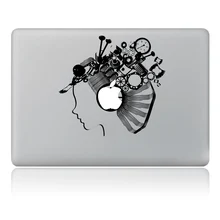 Робот девушка аватар виниловая наклейка ноутбук Стикеры для DIY Macbook Pro Air 11 13 15 дюймов кожи ноутбука