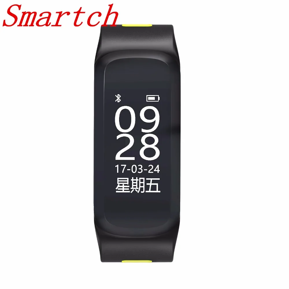 

Smartch F4 Bluetooth Smart Bracelet Band IP68 Waterproof Fitness Tracker Heart Rate Monitor Swimming For IOS Android