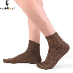 VERIDICAL 5 пар/лот красочные носки с пальцами мужские деловые пять пальцев носки джентльмен harajuku Короткие носки хорошего качества sox