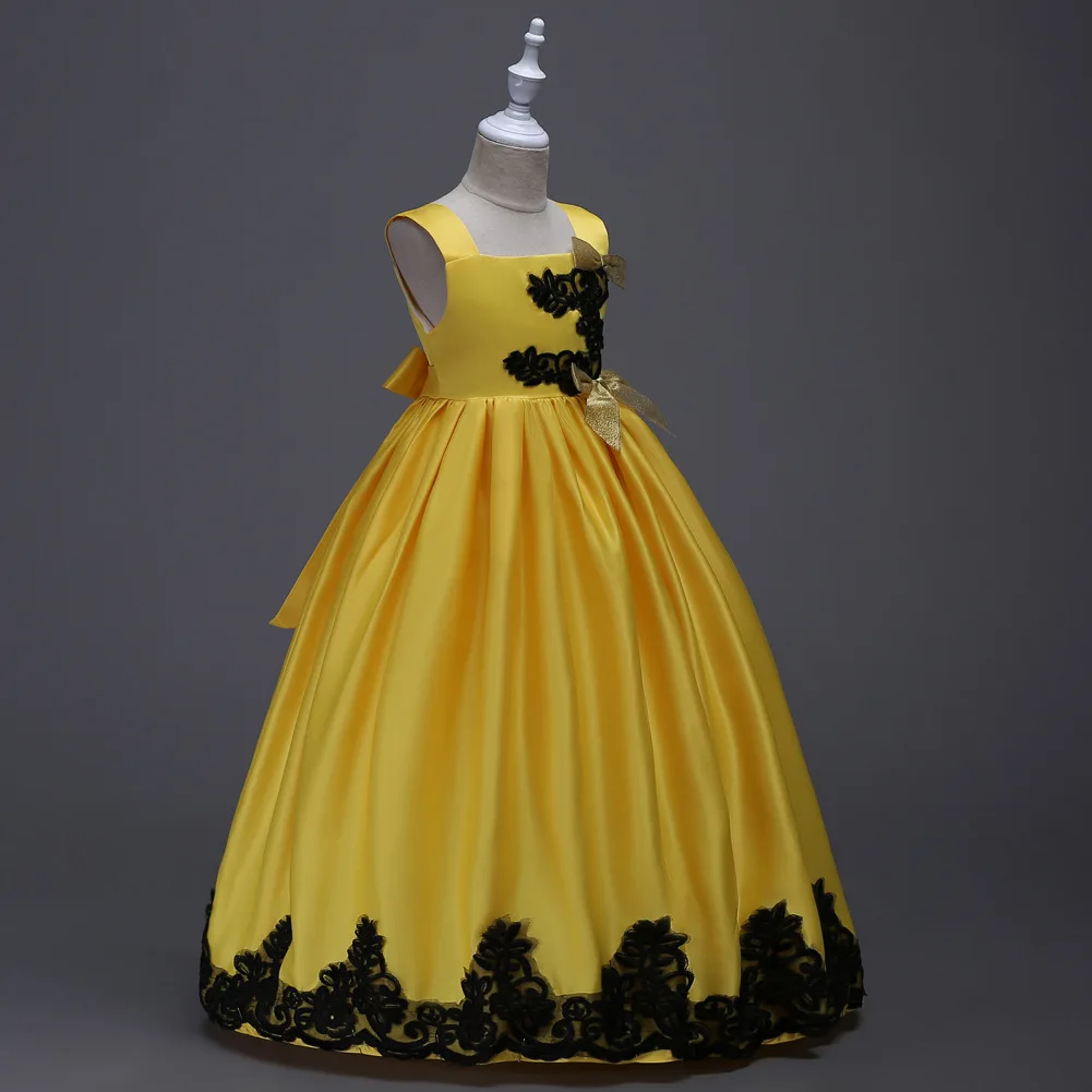 

Unicom Dress Spring Elegant Dresses Girls Sequins Party Princess Dress 2018 European And American Style Teenagers Dress 3-14t