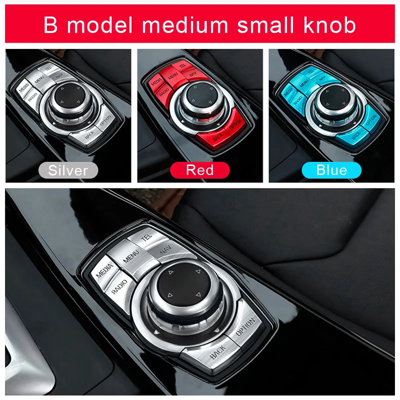font b Car b font styling font b Interior b font Multimedia Buttons Cover Decoration