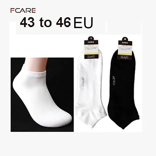 Fcare 5 пар = 10 шт. хлопковые носки размера плюс тапочки 45 46 ярдов тонкие летние