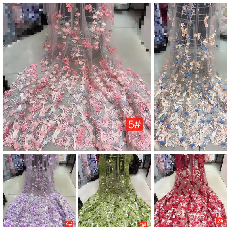 LASUI 5 цветов 1 ярд = шт. очень красивые многоцветные 3D бусины в форме