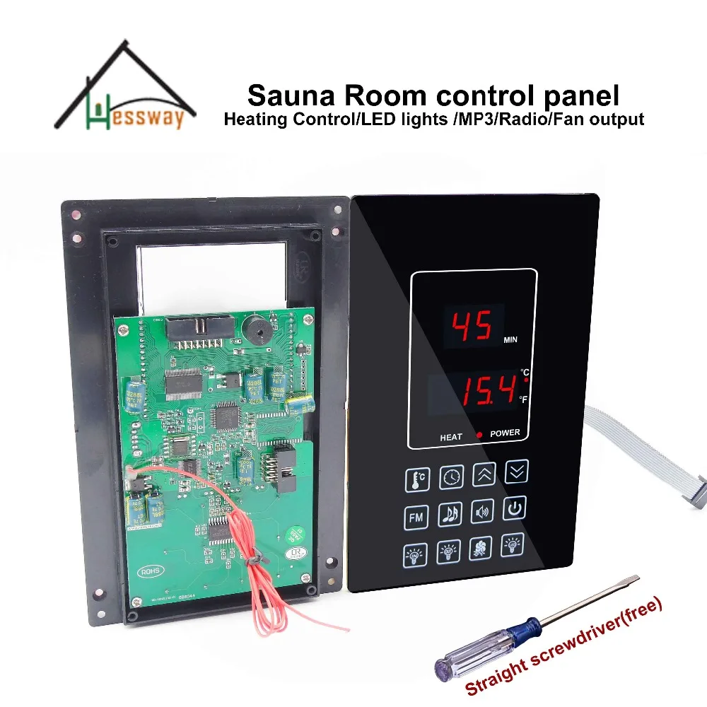 Термостат для сауны с регулируемой температурой 18 110 градусов в 30 А|thermostat led|thermostat