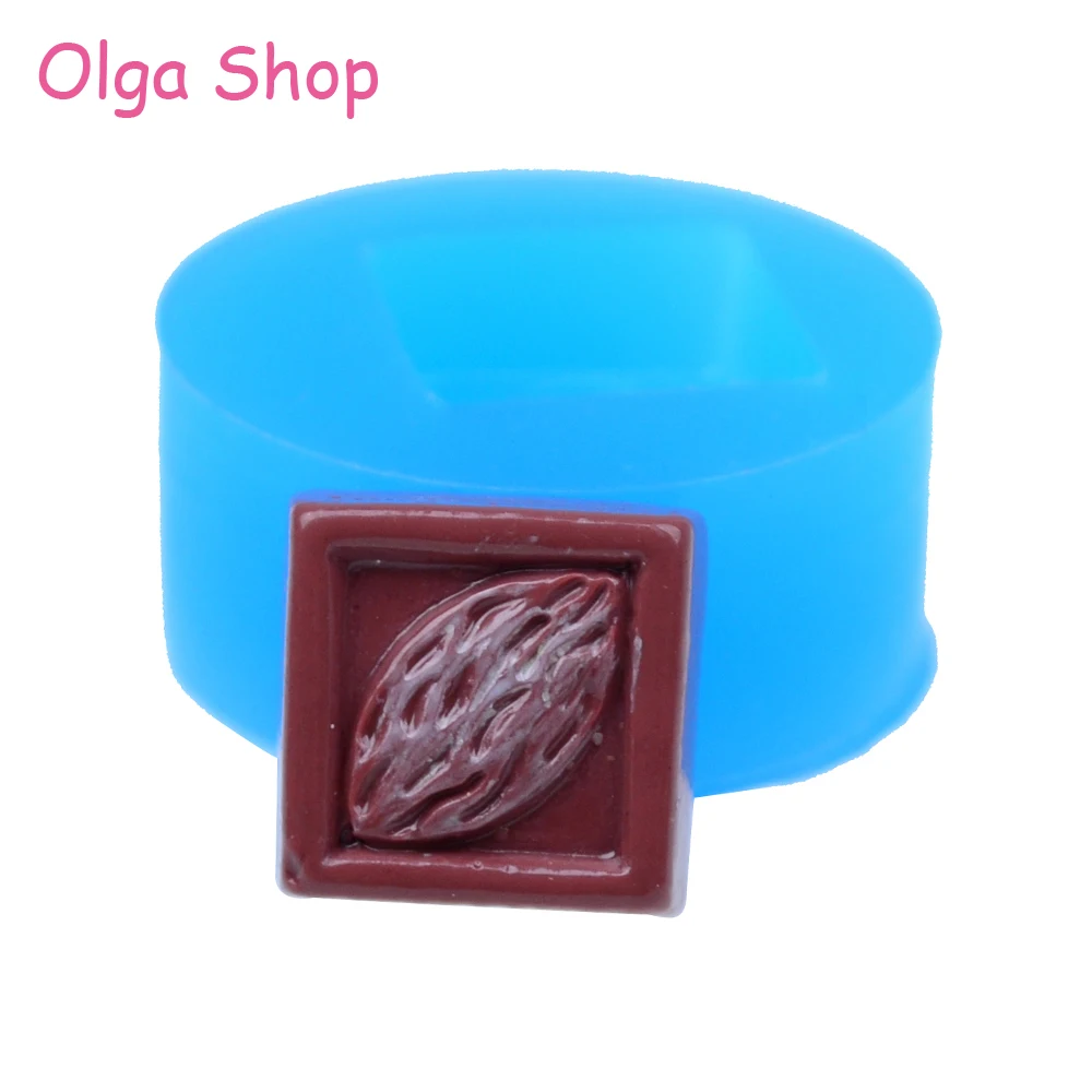 KYL048 15 5 мм миндаля шоколад гибкие силиконовые формы для десерта Fondant (сахарная)