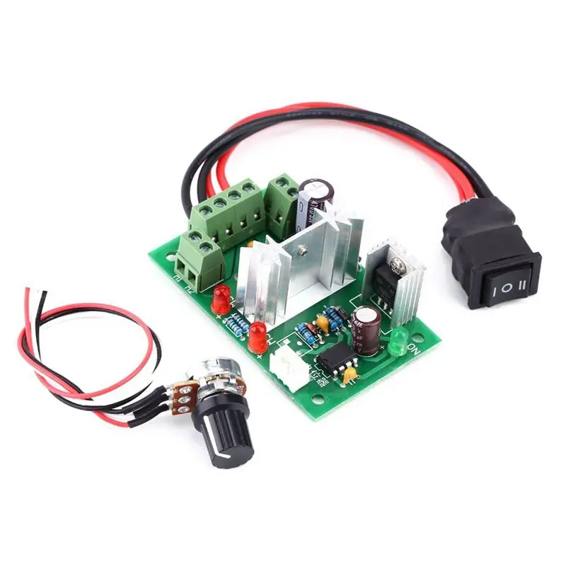 

CCM6N 6V 12V 24V 30V Reversing Switch Adjustable DC Motor Speed Controller PWM