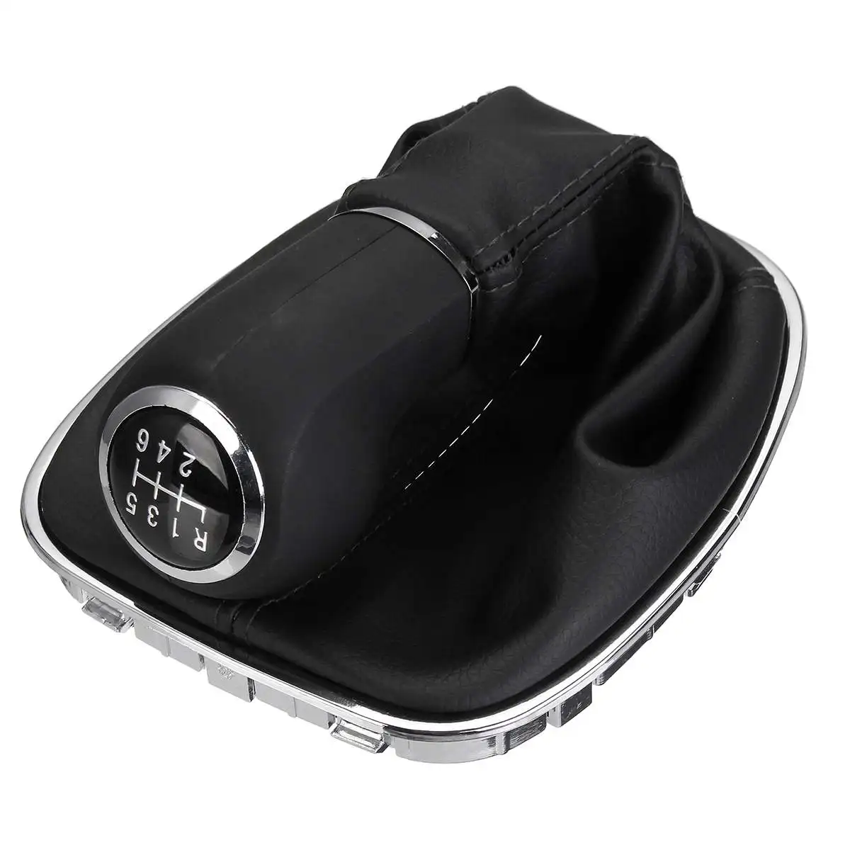 6 Скорость автомобиля Шестерни рычаг переключения передач гетры загрузки кожаный чехол для Opel Corsa D 009140093