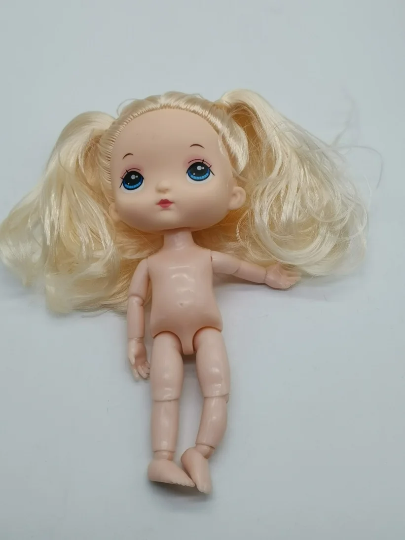 16 см шарнирное тело куклы как holal кукла - Цвет: gold