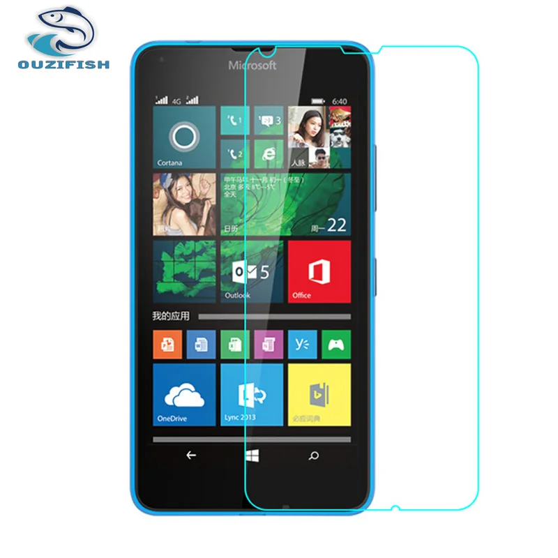 

OUZIFISH Tempered Glass for Nokia Microsoft Lumia 640 Screen Protector Protective Glass Film for Nokia Lumia 640