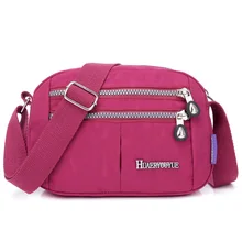 Женская сумка на плечо из ткани Оксфорд, Сумка с эффектом потертости, ультра-светильник, многофункциональная Повседневная сумка на плечо, сумка через плечо, сумка на ультра-светильник