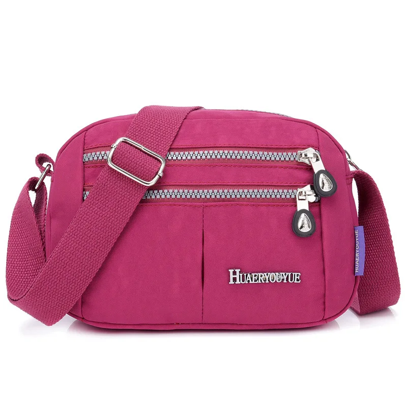 

Shoulder Bag women's Oxford cloth washed bag ultra-light multi-pocket casual shoulder bag cross-border for ultra-light bag