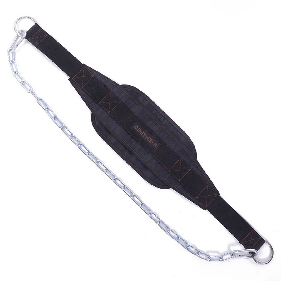 Home Fitness Exercise Drop Shipping Dip Belt Weight Lifting Gym Body Waist Strength Training Power Building Chain Pull Up
