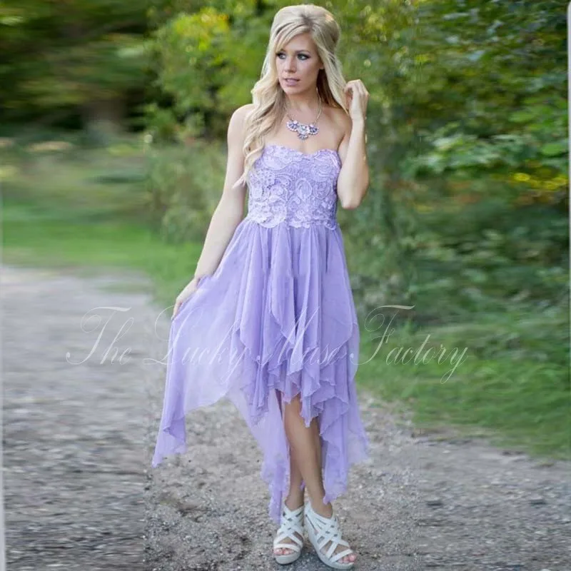 purple country dress