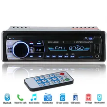 Цифровой bluetooth Автомобильный MP3-плеер fm приемник Радио стерео Аудиомагнитолы автомобильные музыка usb/sd с в тире слот aux с пульта дистанционного управления
