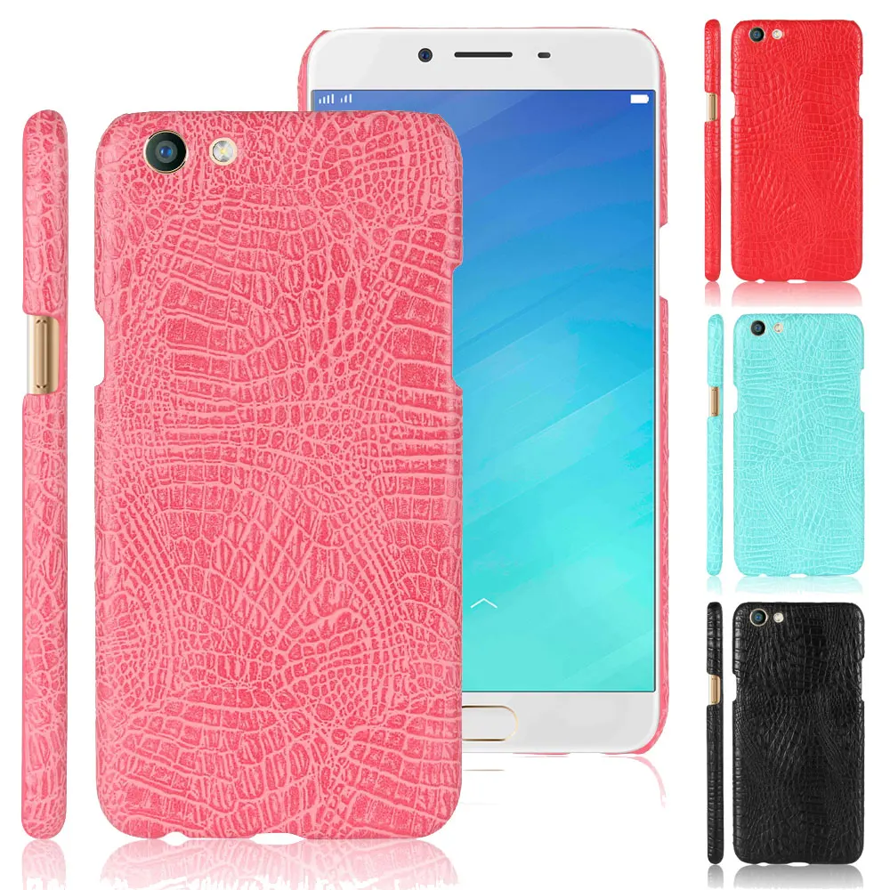 Роскошный кожаный чехол для телефона с крокодиловым узором OPPO F3 A77 5 дюймов
