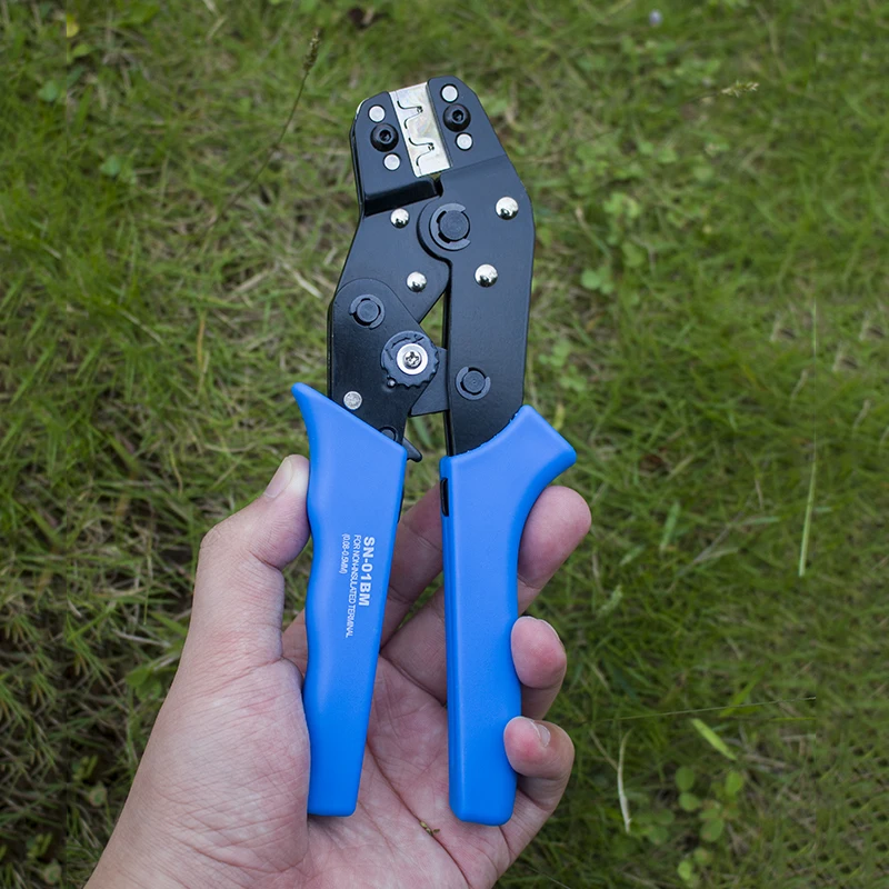 

YTH SN-01BM Mini Terminal clamp SN-48B /02C 0.5-1.5mm2 electric tube terminals box mini clamp insuated terminals crimping pliers