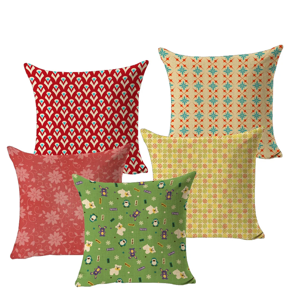 

High-quality printed cushion coffee shop chair pillow home sofa decorative bedding home textile best-selling Pillowcase45X45CM
