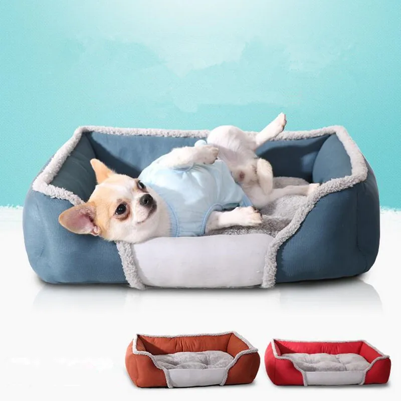 

Dog Beds For Large Dogs Cama Perro Dog House Camas Para Perros Grandes Bed Washable Pet Blanket Cooling Mat Sofa Kennel