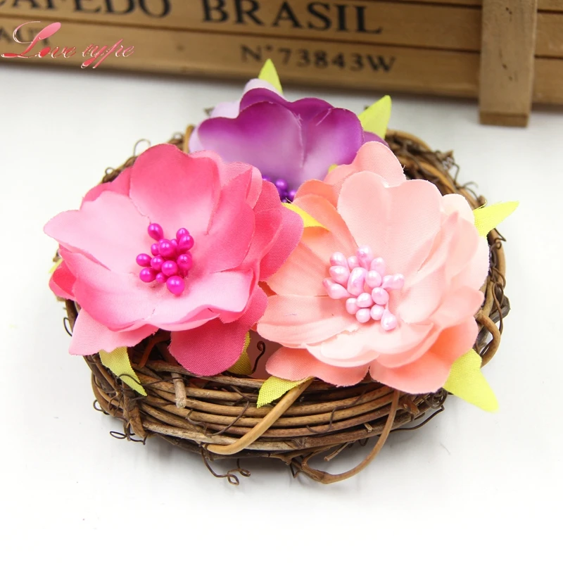 10PCS DIY High Quality 6CM Silk Artificial Flowers Head For Home Garden Party Wedding Car Decoration Scrapbooking Fake Flowers 10PCS DIY High Quality 6CM Silk Artificial Flowers Head For Home Garden Party Wedding Car Decoration Scrapbooking Fake Flowers