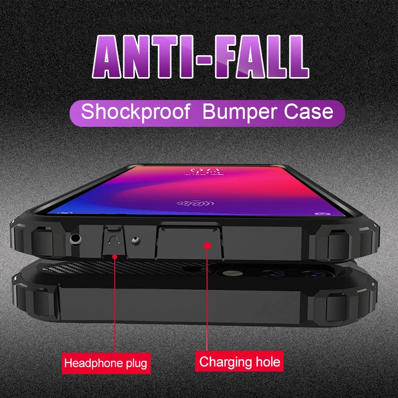 

Luxury Armor Shockproof Soft Case For Xiaomi Redmi 7 5A 5 Plus 6 Pro K20 Pro Note 5 6 7 Pro Pocophone F1 Shockproof Case Cover