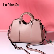 

Fashion Women Big capacity Bags Pink Leather Women Crossbody Messenger Bag Famous Brand Ladies Handbag Shopping Shoulder Bag