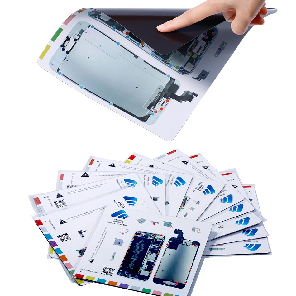 

Magnetic Screw Mat For Apple iPhone 6S/6SP/7/7P/8/8P/X Professional LCD Screen Opening repair tool Mat Work Guide pad