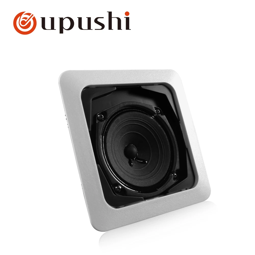 Oupushi CA031 5-10 Вт 4,5 дюймов квадратный потолочный динамик с использованием для системы PA и фоновой музыкальной системы