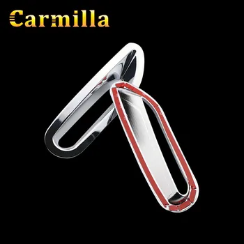 

Carmilla Chrome Rear Fog Lamp Cover Back Fog Light Trim Brake Light Sticker for Nissan X TRAIL X-trail xtrail ROGUE 2014 2015